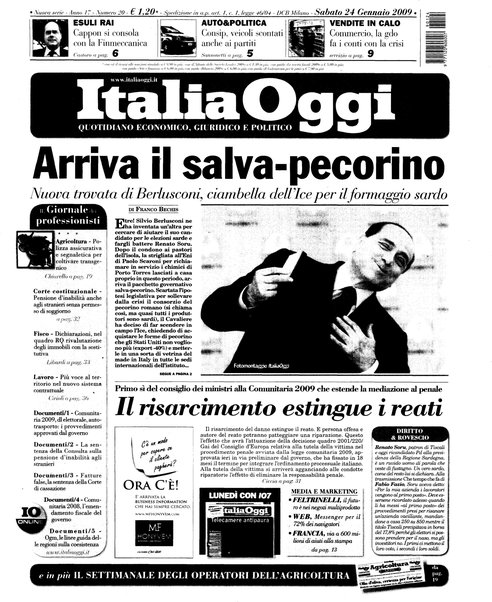 Italia oggi : quotidiano di economia finanza e politica